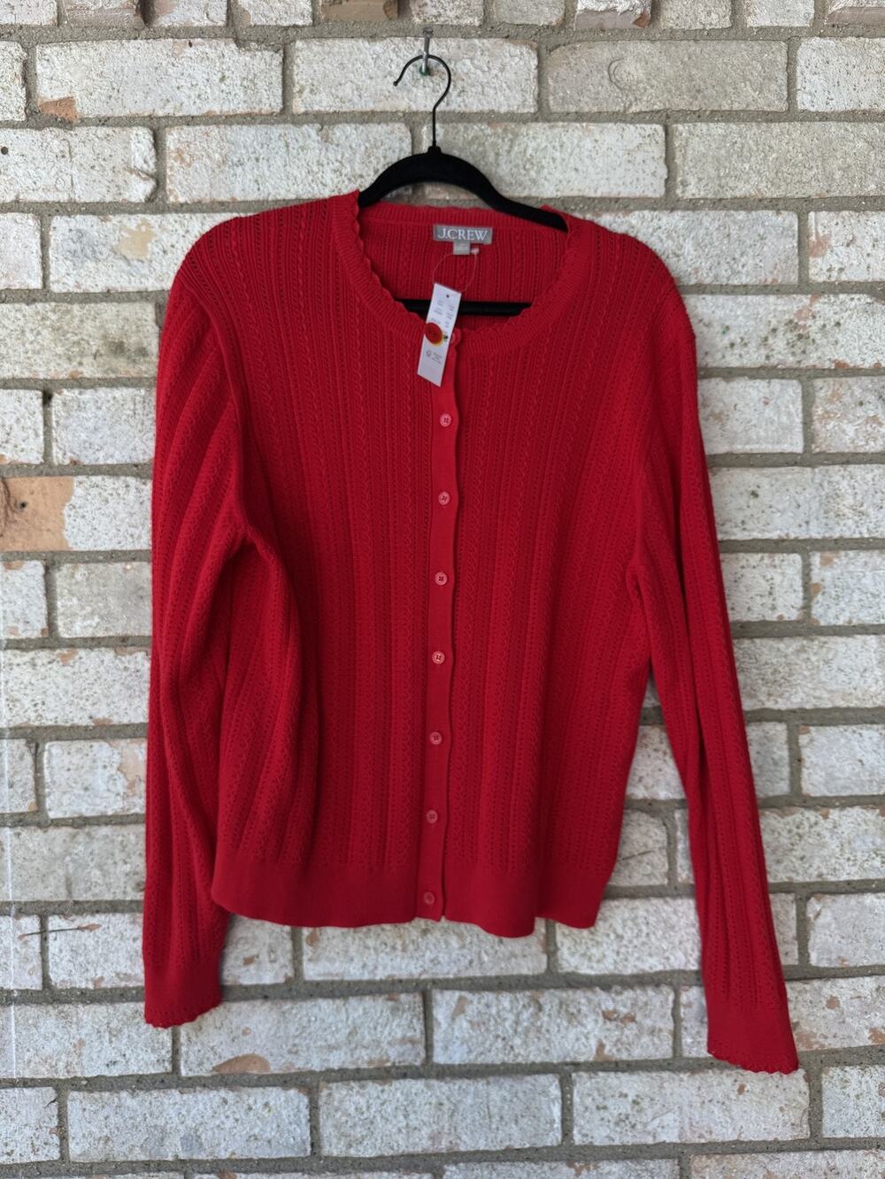 J Crew Sweater Red Size 2Xl